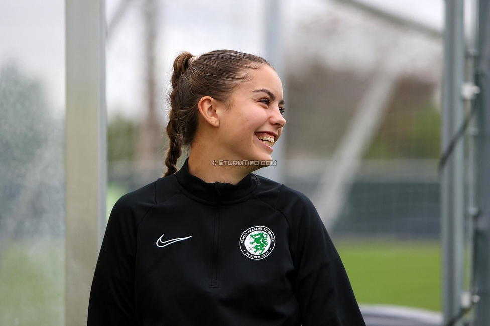 Sturm Damen - St. Poelten
OEFB Frauen Bundesliga, 15. Runde, SK Sturm Graz Damen - SKN St. Poelten, Trainingszentrum Messendorf, 13.05.2023. 

Foto zeigt Jasmin Reichmann (Sturm Damen)
