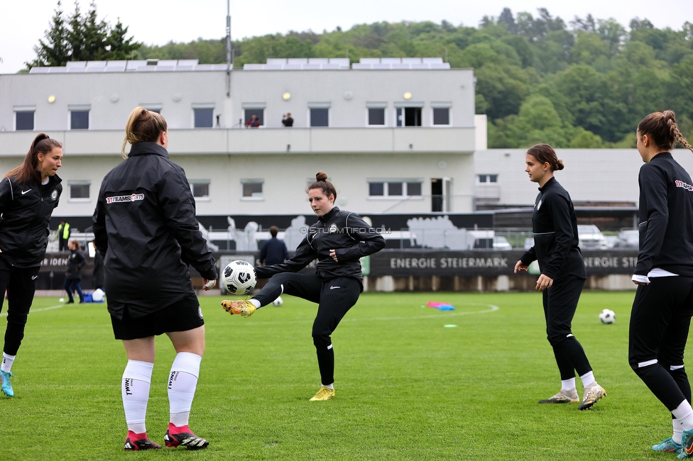 Sturm Damen - St. Poelten
OEFB Frauen Bundesliga, 15. Runde, SK Sturm Graz Damen - SKN St. Poelten, Trainingszentrum Messendorf, 13.05.2023. 

Foto zeigt Gina Steiner (Sturm Damen)
