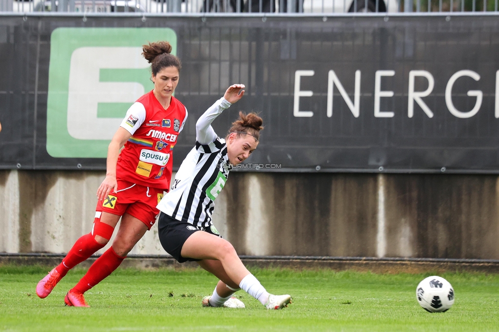 Sturm Damen - St. Poelten
OEFB Frauen Bundesliga, 15. Runde, SK Sturm Graz Damen - SKN St. Poelten, Trainingszentrum Messendorf, 13.05.2023. 

Foto zeigt Laura Krumboeck (Sturm Damen)
