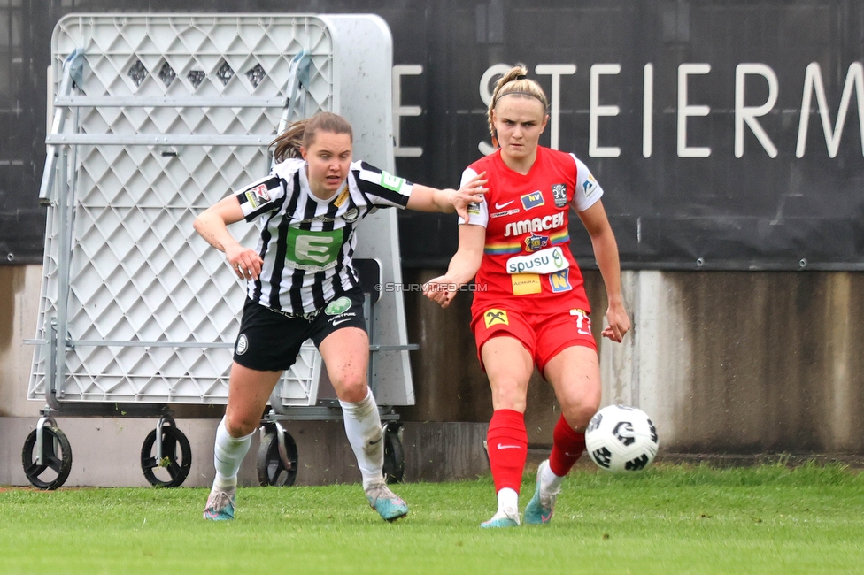 Sturm Damen - St. Poelten
OEFB Frauen Bundesliga, 15. Runde, SK Sturm Graz Damen - SKN St. Poelten, Trainingszentrum Messendorf, 13.05.2023. 

Foto zeigt Lilli Purtscheller (Sturm Damen)
