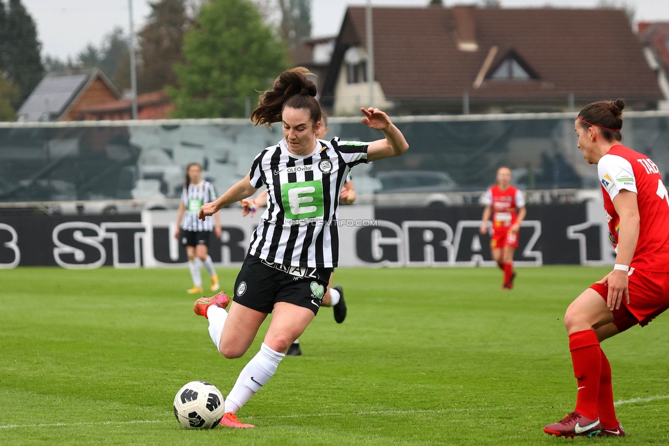 Sturm Damen - St. Poelten
OEFB Frauen Bundesliga, 15. Runde, SK Sturm Graz Damen - SKN St. Poelten, Trainingszentrum Messendorf, 13.05.2023. 

Foto zeigt Linda Mittermair (Sturm Damen)
