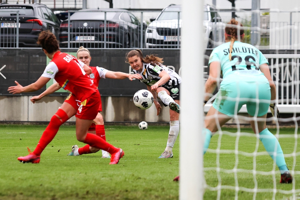 Sturm Damen - St. Poelten
OEFB Frauen Bundesliga, 15. Runde, SK Sturm Graz Damen - SKN St. Poelten, Trainingszentrum Messendorf, 13.05.2023. 

Foto zeigt Lilli Purtscheller (Sturm Damen)
