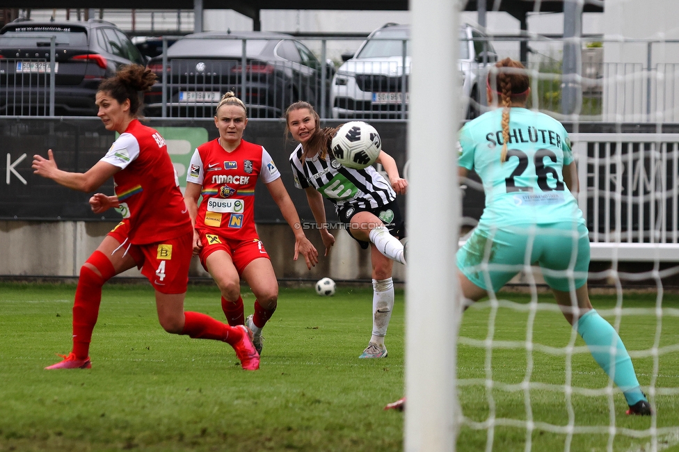 Sturm Damen - St. Poelten
OEFB Frauen Bundesliga, 15. Runde, SK Sturm Graz Damen - SKN St. Poelten, Trainingszentrum Messendorf, 13.05.2023. 

Foto zeigt Lilli Purtscheller (Sturm Damen)
