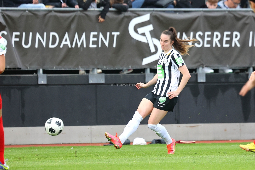 Sturm Damen - St. Poelten
OEFB Frauen Bundesliga, 15. Runde, SK Sturm Graz Damen - SKN St. Poelten, Trainingszentrum Messendorf, 13.05.2023. 

Foto zeigt Linda Mittermair (Sturm Damen)
