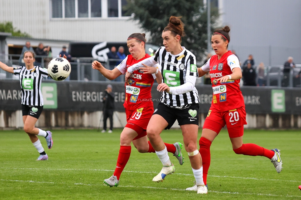 Sturm Damen - St. Poelten
OEFB Frauen Bundesliga, 15. Runde, SK Sturm Graz Damen - SKN St. Poelten, Trainingszentrum Messendorf, 13.05.2023. 

Foto zeigt Laura Krumboeck (Sturm Damen)
