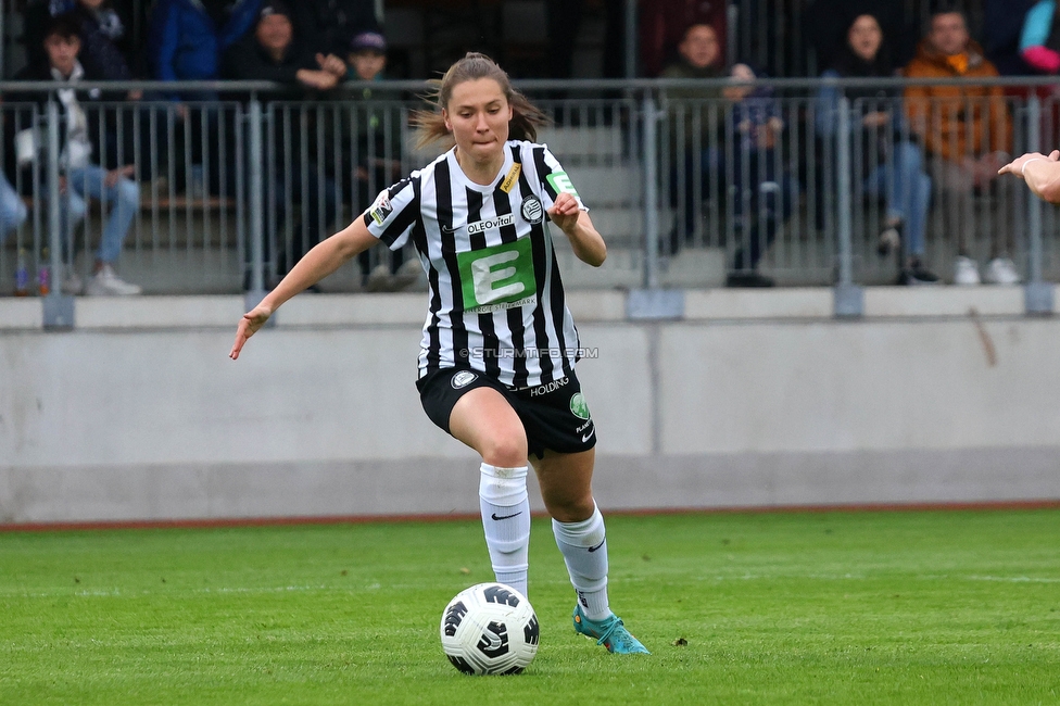 Sturm Damen - St. Poelten
OEFB Frauen Bundesliga, 15. Runde, SK Sturm Graz Damen - SKN St. Poelten, Trainingszentrum Messendorf, 13.05.2023. 

Foto zeigt Stefanie Grossgasteiger (Sturm Damen)
