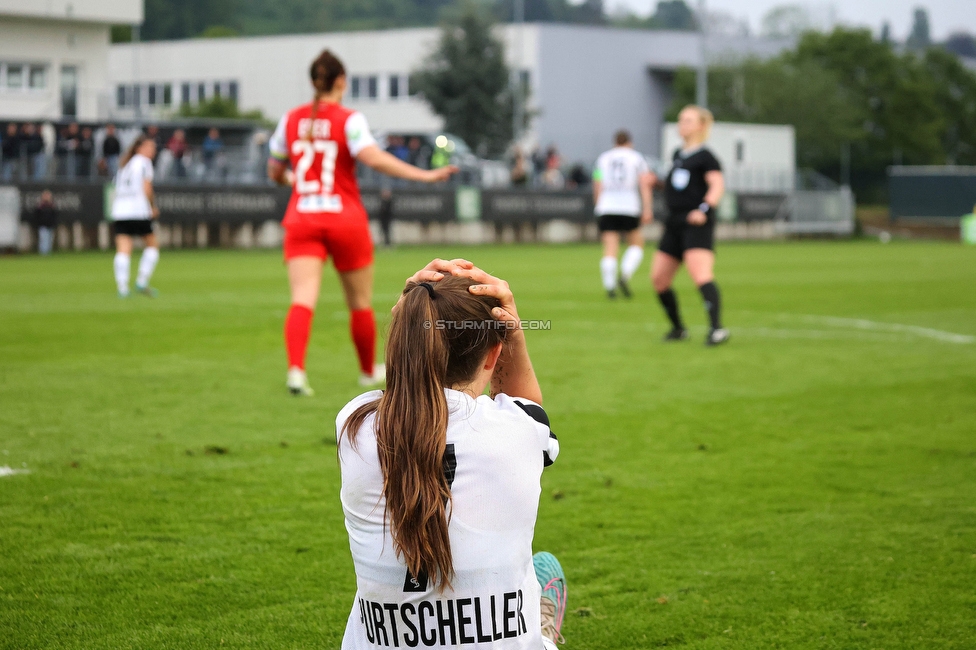 Sturm Damen - St. Poelten
OEFB Frauen Bundesliga, 15. Runde, SK Sturm Graz Damen - SKN St. Poelten, Trainingszentrum Messendorf, 13.05.2023. 

Foto zeigt Lilli Purtscheller (Sturm Damen)
