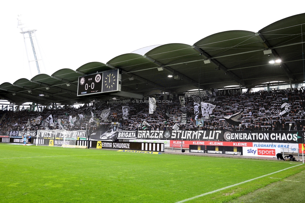 Sturm Graz - Austria Klagenfurt
Oesterreichische Fussball Bundesliga, 29. Runde, SK Sturm Graz - SK Austria Klagenfurt, Stadion Liebenau Graz, 14.05.2023. 

Foto zeigt Fans von Sturm
