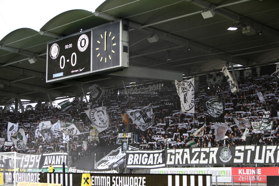 Sturm Graz - Austria Klagenfurt
Oesterreichische Fussball Bundesliga, 29. Runde, SK Sturm Graz - SK Austria Klagenfurt, Stadion Liebenau Graz, 14.05.2023. 

Foto zeigt Fans von Sturm
Schlüsselwörter: schals