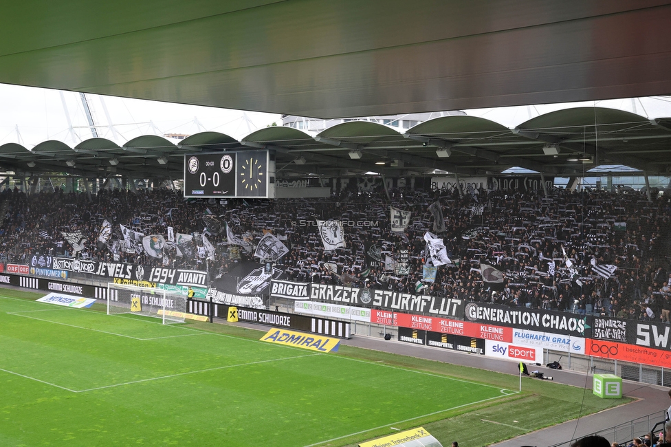 Sturm Graz - Austria Klagenfurt
Oesterreichische Fussball Bundesliga, 29. Runde, SK Sturm Graz - SK Austria Klagenfurt, Stadion Liebenau Graz, 14.05.2023. 

Foto zeigt Fans von Sturm
Schlüsselwörter: schals