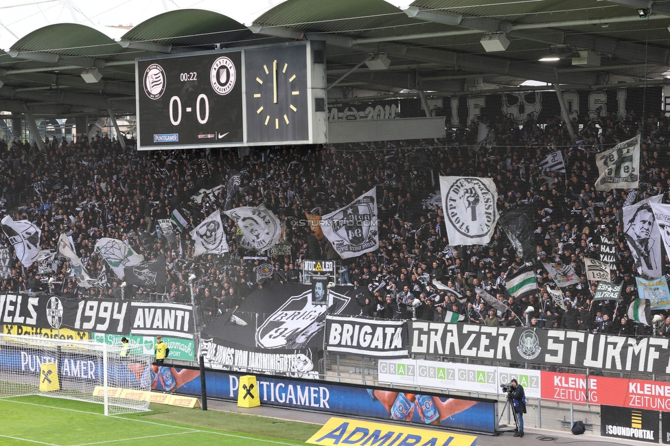 Sturm Graz - Austria Klagenfurt
Oesterreichische Fussball Bundesliga, 29. Runde, SK Sturm Graz - SK Austria Klagenfurt, Stadion Liebenau Graz, 14.05.2023. 

Foto zeigt Fans von Sturm
Schlüsselwörter: schals