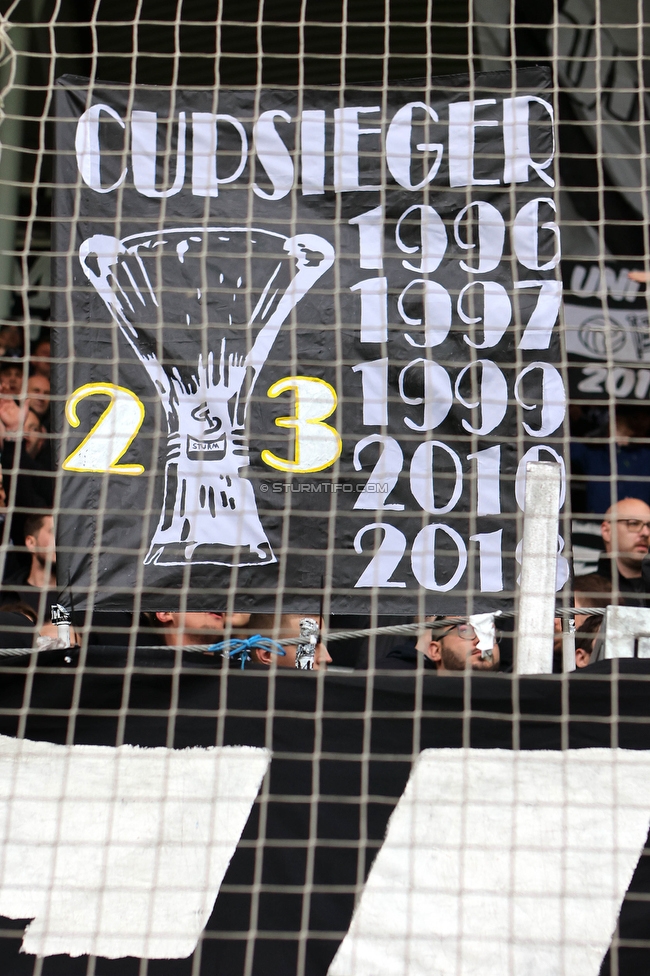 Sturm Graz - Austria Klagenfurt
Oesterreichische Fussball Bundesliga, 29. Runde, SK Sturm Graz - SK Austria Klagenfurt, Stadion Liebenau Graz, 14.05.2023. 

Foto zeigt Fans von Sturm
Schlüsselwörter: jewels