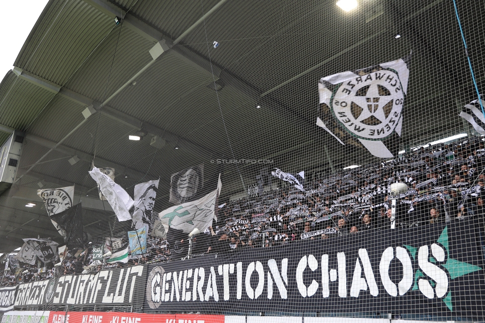 Sturm Graz - Austria Klagenfurt
Oesterreichische Fussball Bundesliga, 29. Runde, SK Sturm Graz - SK Austria Klagenfurt, Stadion Liebenau Graz, 14.05.2023. 

Foto zeigt Fans von Sturm
