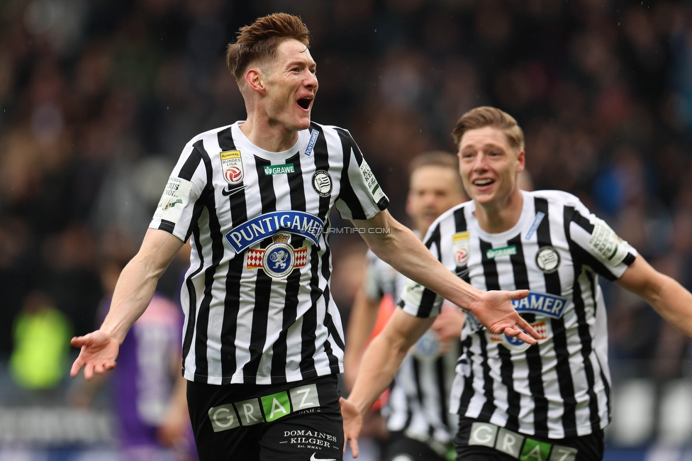 Sturm Graz - Austria Klagenfurt
Oesterreichische Fussball Bundesliga, 29. Runde, SK Sturm Graz - SK Austria Klagenfurt, Stadion Liebenau Graz, 14.05.2023. 

Foto zeigt Fans von Sturm
