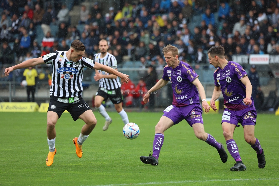 Sturm Graz - Austria Klagenfurt
Oesterreichische Fussball Bundesliga, 29. Runde, SK Sturm Graz - SK Austria Klagenfurt, Stadion Liebenau Graz, 14.05.2023. 

Foto zeigt Alexander Prass (Sturm)
