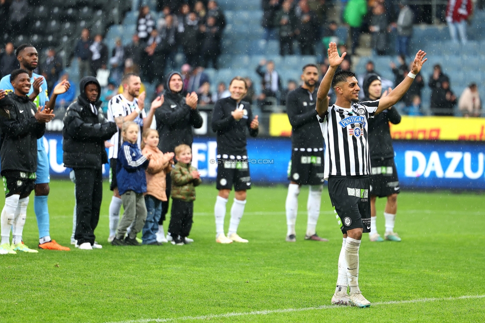 Sturm Graz - Austria Klagenfurt
Oesterreichische Fussball Bundesliga, 29. Runde, SK Sturm Graz - SK Austria Klagenfurt, Stadion Liebenau Graz, 14.05.2023. 

Foto zeigt Manprit Sarkaria (Sturm)
