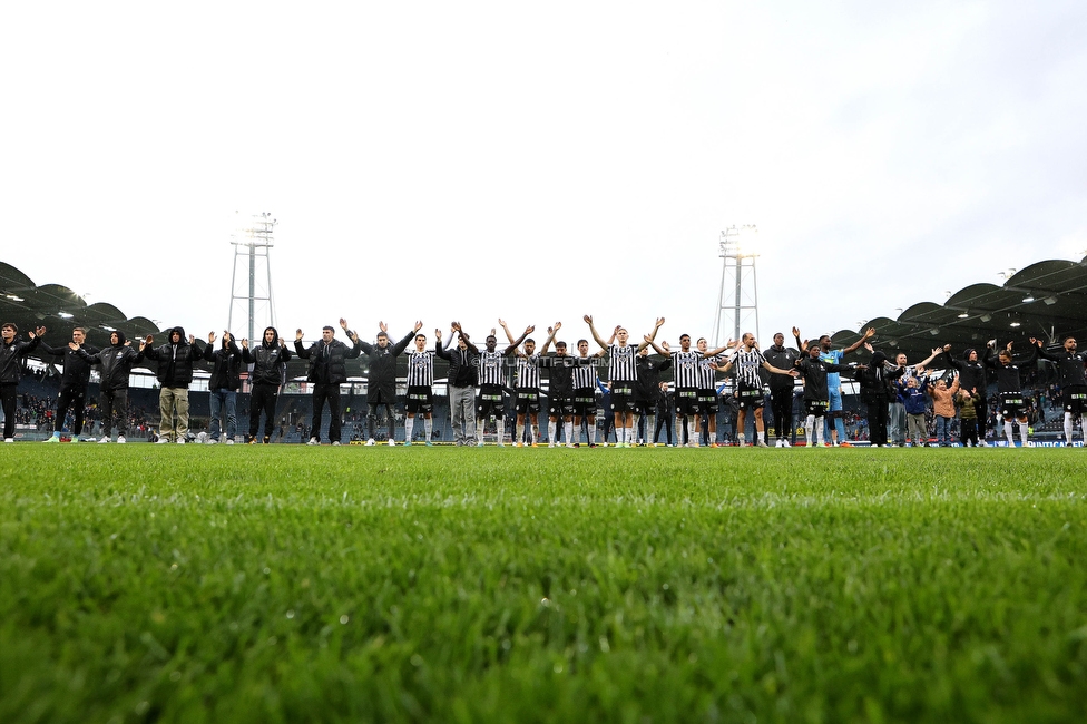 Sturm Graz - Austria Klagenfurt
Oesterreichische Fussball Bundesliga, 29. Runde, SK Sturm Graz - SK Austria Klagenfurt, Stadion Liebenau Graz, 14.05.2023. 

Foto zeigt die Mannschaft von Sturm
