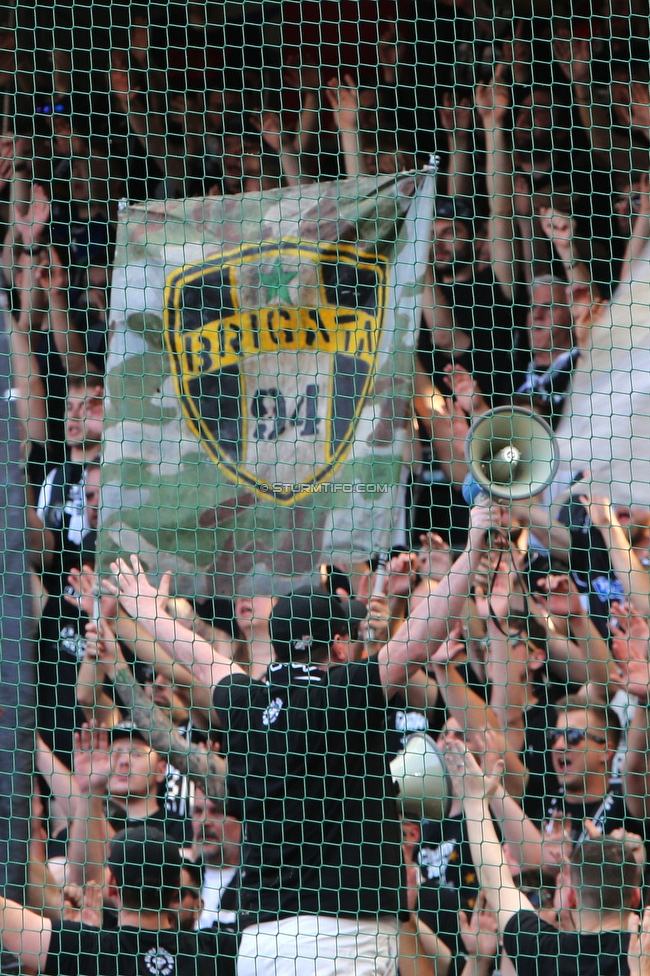 RB Salzburg - Sturm Graz
Oesterreichische Fussball Bundesliga, 30. Runde, FC RB Salzburg - SK Sturm Graz, Stadion Wals-Siezenheim, 21.05.2023. 

Foto zeigt Fans von Sturm
