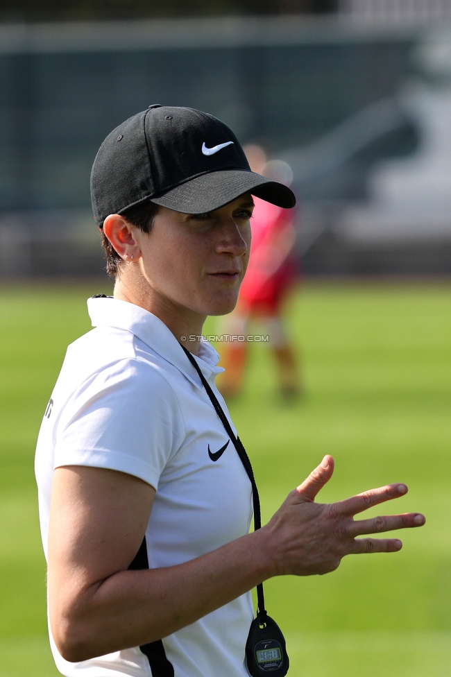 Sturm Damen - Altenmarkt
OEFB Frauen Bundesliga, 17. Runde, SK Sturm Graz Damen - SKV Altenmarkt, Trainingszentrum Messendorf, 27.05.2023. 

Foto zeigt Emily Cancienne (Assistenz Trainer Sturm Damen)
