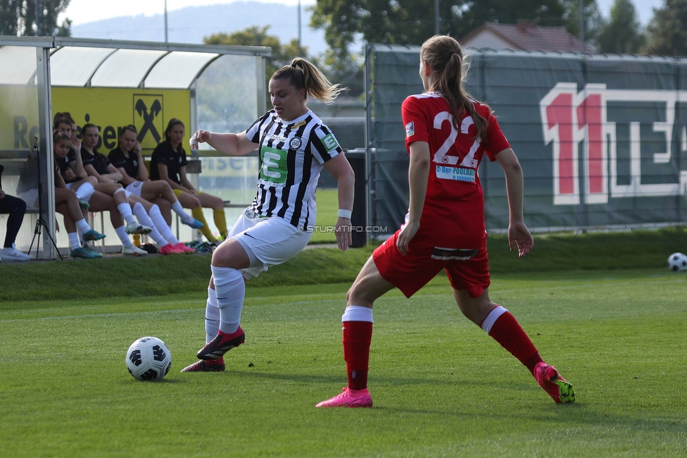 Sturm Damen - Altenmarkt
OEFB Frauen Bundesliga, 17. Runde, SK Sturm Graz Damen - SKV Altenmarkt, Trainingszentrum Messendorf, 27.05.2023. 

Foto zeigt Julia Matuschewski (Sturm Damen)
