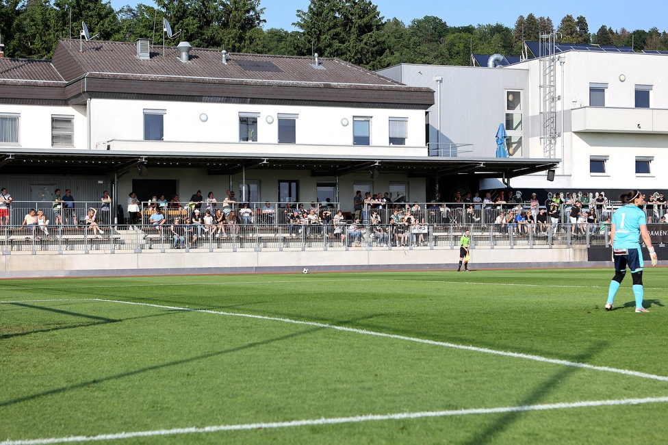 Sturm Damen - Altenmarkt
OEFB Frauen Bundesliga, 17. Runde, SK Sturm Graz Damen - SKV Altenmarkt, Trainingszentrum Messendorf, 27.05.2023. 

Foto zeigt Fans von Sturm
