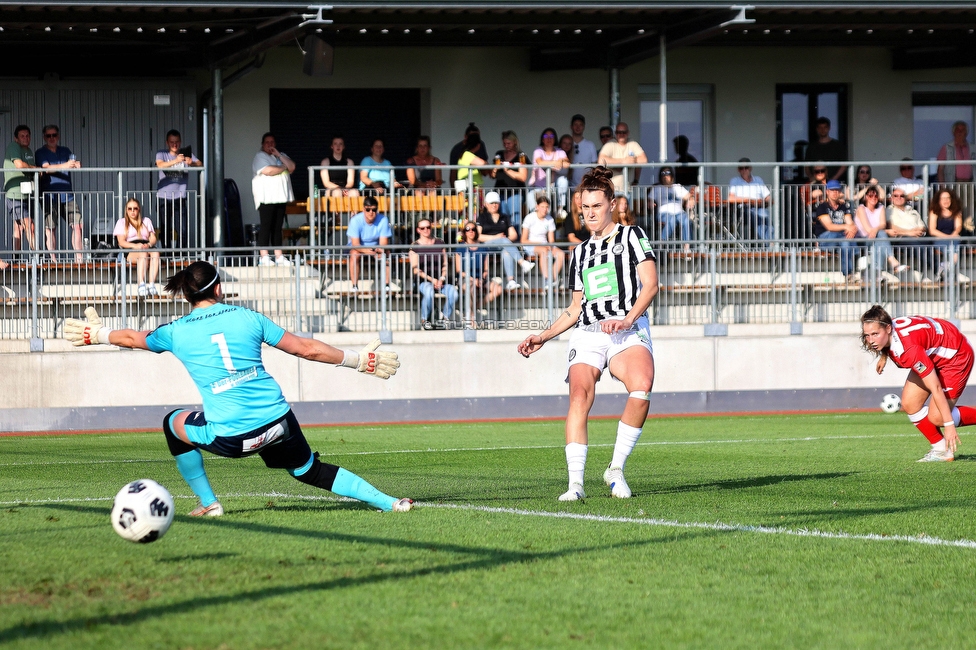 Sturm Damen - Altenmarkt
OEFB Frauen Bundesliga, 17. Runde, SK Sturm Graz Damen - SKV Altenmarkt, Trainingszentrum Messendorf, 27.05.2023. 

Foto zeigt Laura Krumboeck (Sturm Damen)
