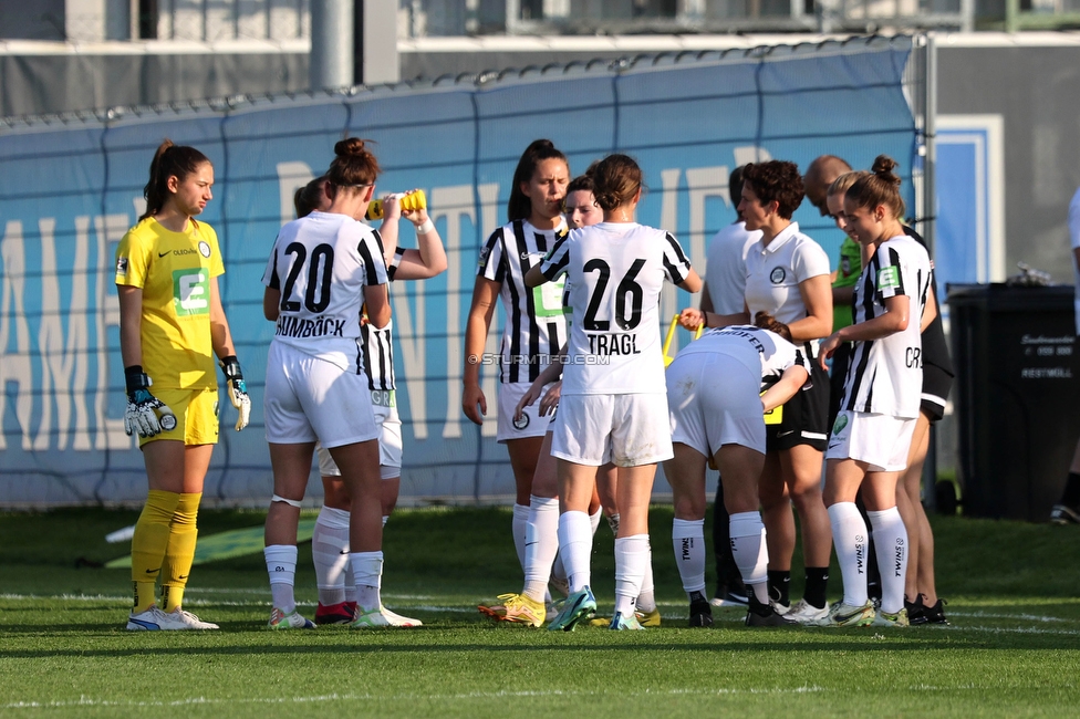 Sturm Damen - Altenmarkt
OEFB Frauen Bundesliga, 17. Runde, SK Sturm Graz Damen - SKV Altenmarkt, Trainingszentrum Messendorf, 27.05.2023. 

Foto zeigt die Mannschaft der Sturm Damen
