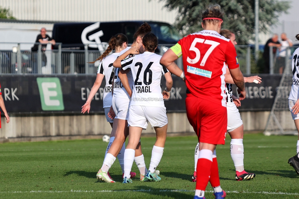 Sturm Damen - Altenmarkt
OEFB Frauen Bundesliga, 17. Runde, SK Sturm Graz Damen - SKV Altenmarkt, Trainingszentrum Messendorf, 27.05.2023. 

Foto zeigt Leonie Tragl (Sturm Damen)
