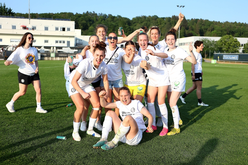 Sturm Damen - Altenmarkt
OEFB Frauen Bundesliga, 17. Runde, SK Sturm Graz Damen - SKV Altenmarkt, Trainingszentrum Messendorf, 27.05.2023. 

Foto zeigt die Mannschaft der Sturm Damen
