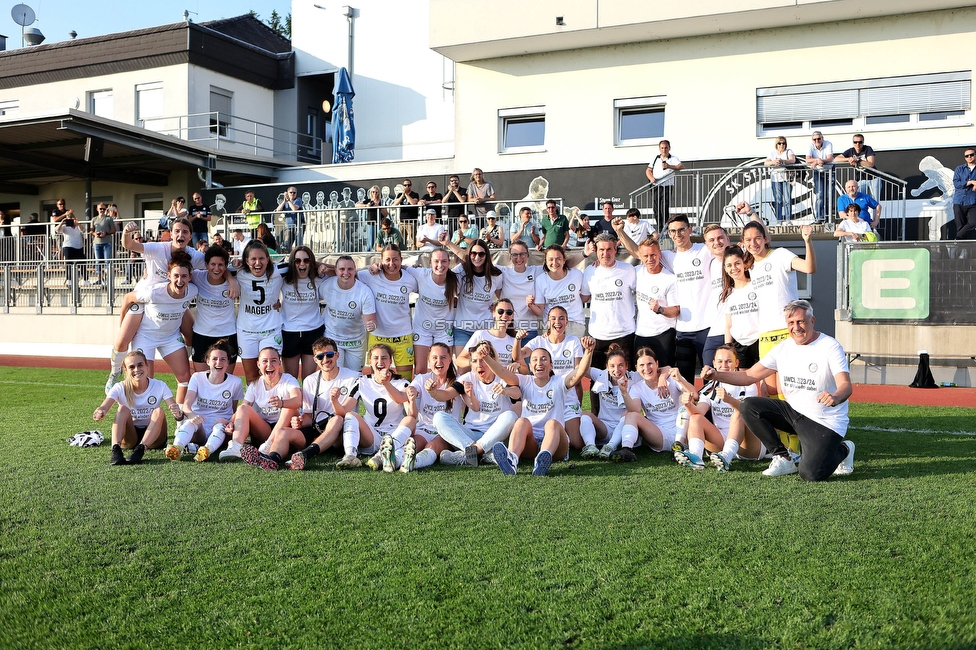 Sturm Damen - Altenmarkt
OEFB Frauen Bundesliga, 17. Runde, SK Sturm Graz Damen - SKV Altenmarkt, Trainingszentrum Messendorf, 27.05.2023. 

Foto zeigt die Mannschaft der Sturm Damen
