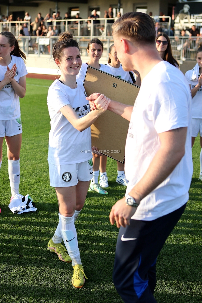 Sturm Damen - Altenmarkt
OEFB Frauen Bundesliga, 17. Runde, SK Sturm Graz Damen - SKV Altenmarkt, Trainingszentrum Messendorf, 27.05.2023. 

Foto zeigt Gina Steiner (Sturm Damen)
