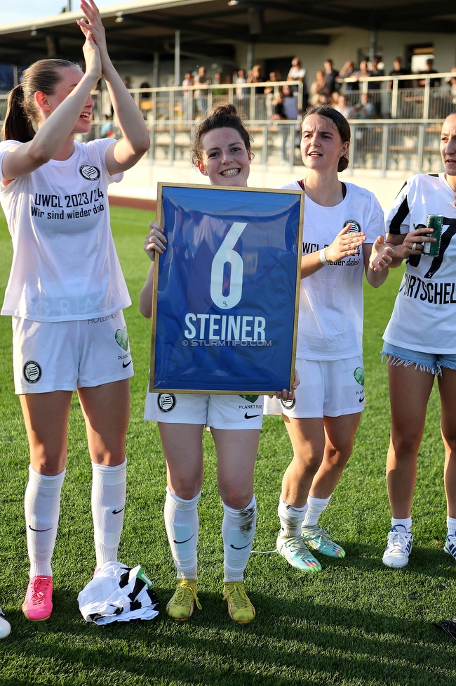 Sturm Damen - Altenmarkt
OEFB Frauen Bundesliga, 17. Runde, SK Sturm Graz Damen - SKV Altenmarkt, Trainingszentrum Messendorf, 27.05.2023. 

Foto zeigt Gina Steiner (Sturm Damen)
