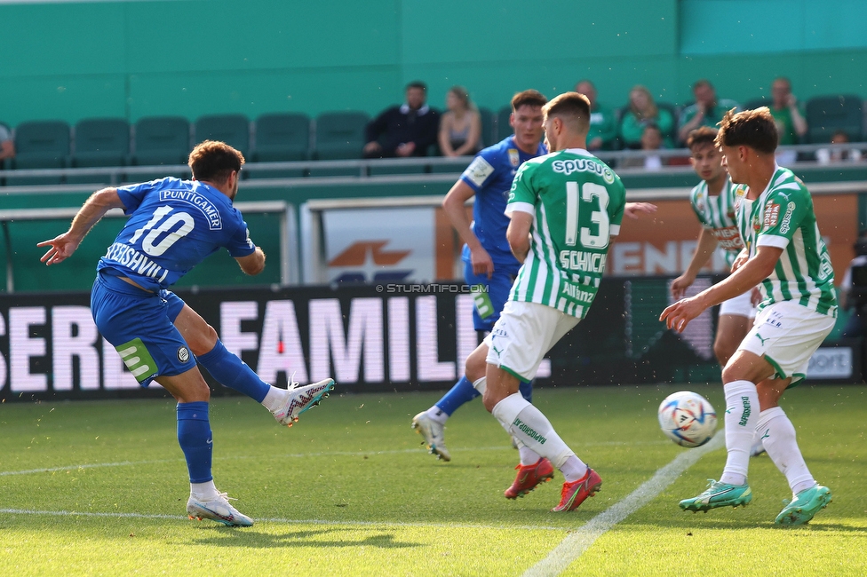 Rapid Wien - Sturm Graz
Oesterreichische Fussball Bundesliga, 31. Runde, SK Rapid Wien - SK Sturm Graz, Weststadion Wien, 28.05.2023. 

Foto zeigt Otar Kiteishvili (Sturm)
