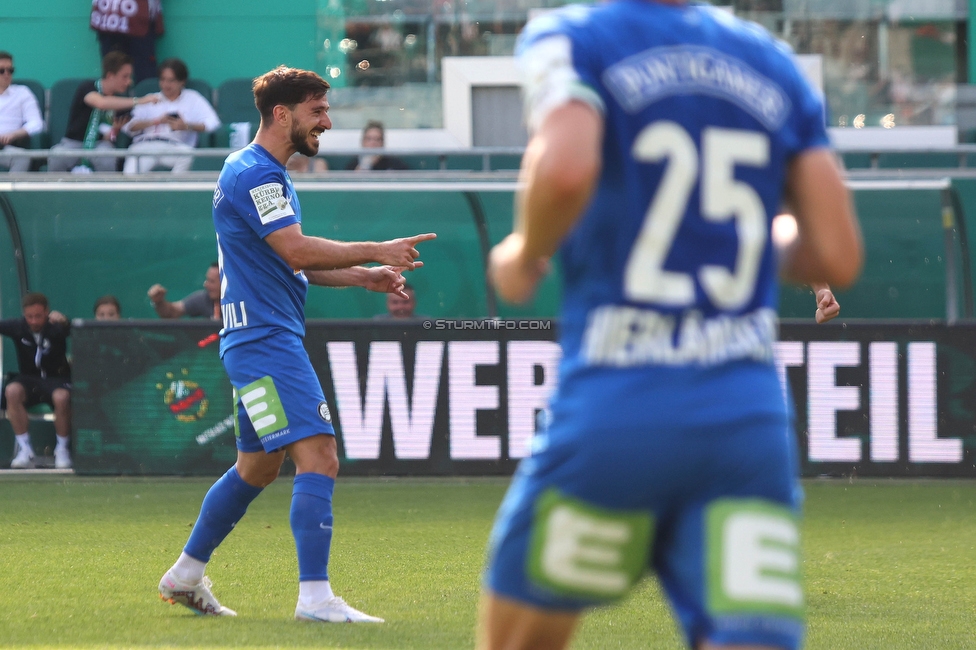 Rapid Wien - Sturm Graz
Oesterreichische Fussball Bundesliga, 31. Runde, SK Rapid Wien - SK Sturm Graz, Weststadion Wien, 28.05.2023. 

Foto zeigt Otar Kiteishvili (Sturm)
