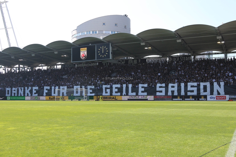 Sturm Graz - LASK
Oesterreichische Fussball Bundesliga, 32. Runde, SK Sturm Graz - LASK, Stadion Liebenau Graz, 03.06.2023. 

Foto zeigt Fans von Sturm
Schlüsselwörter: torjubel