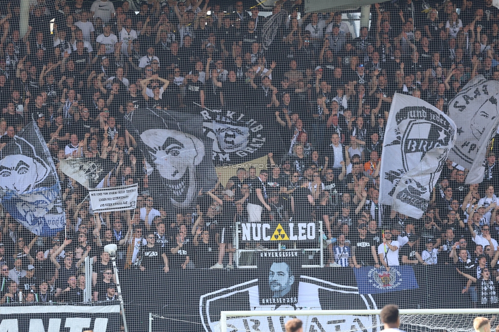 Sturm Graz - LASK
Oesterreichische Fussball Bundesliga, 32. Runde, SK Sturm Graz - LASK, Stadion Liebenau Graz, 03.06.2023. 

Foto zeigt Fans von Sturm
