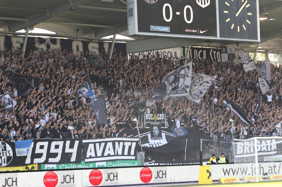 Sturm Graz - LASK
Oesterreichische Fussball Bundesliga, 32. Runde, SK Sturm Graz - LASK, Stadion Liebenau Graz, 03.06.2023. 

Foto zeigt Fans von Sturm
