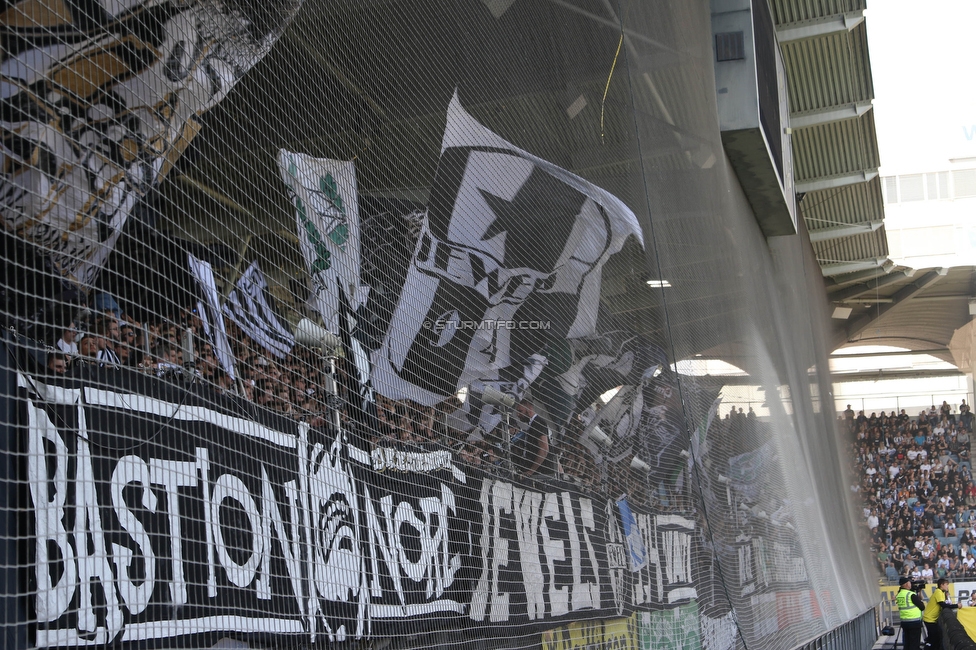 Sturm Graz - LASK
Oesterreichische Fussball Bundesliga, 32. Runde, SK Sturm Graz - LASK, Stadion Liebenau Graz, 03.06.2023. 

Foto zeigt Fans von Sturm
