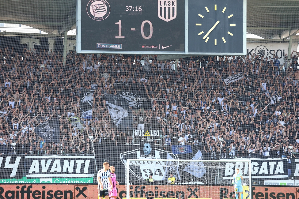 Sturm Graz - LASK
Oesterreichische Fussball Bundesliga, 32. Runde, SK Sturm Graz - LASK, Stadion Liebenau Graz, 03.06.2023. 

Foto zeigt Alexander Prass (Sturm)
Schlüsselwörter: torjubel