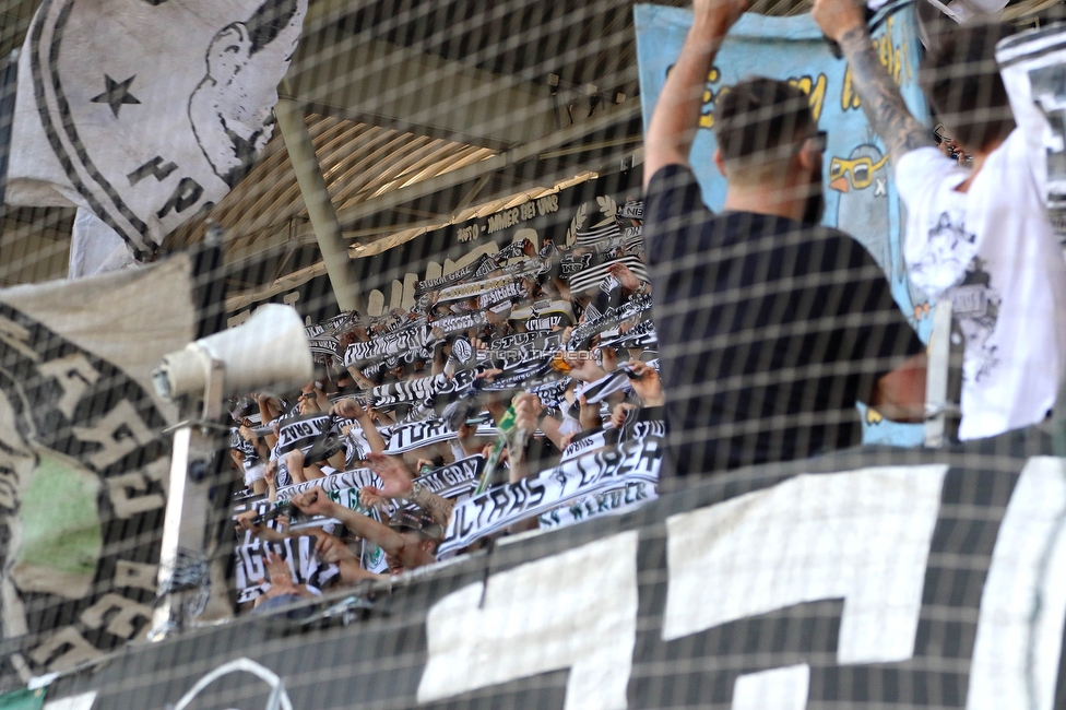 Sturm Graz - LASK
Oesterreichische Fussball Bundesliga, 32. Runde, SK Sturm Graz - LASK, Stadion Liebenau Graz, 03.06.2023. 

Foto zeigt Fans von Sturm
Schlüsselwörter: sturmflut