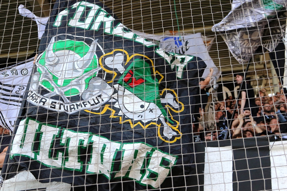 Sturm Graz - LASK
Oesterreichische Fussball Bundesliga, 32. Runde, SK Sturm Graz - LASK, Stadion Liebenau Graz, 03.06.2023. 

Foto zeigt Fans von Sturm
Schlüsselwörter: sturmflut