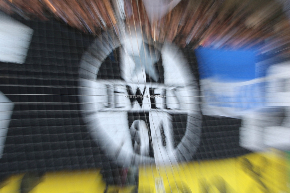 Sturm Graz - LASK
Oesterreichische Fussball Bundesliga, 32. Runde, SK Sturm Graz - LASK, Stadion Liebenau Graz, 03.06.2023. 

Foto zeigt Fans von Sturm
Schlüsselwörter: jewels