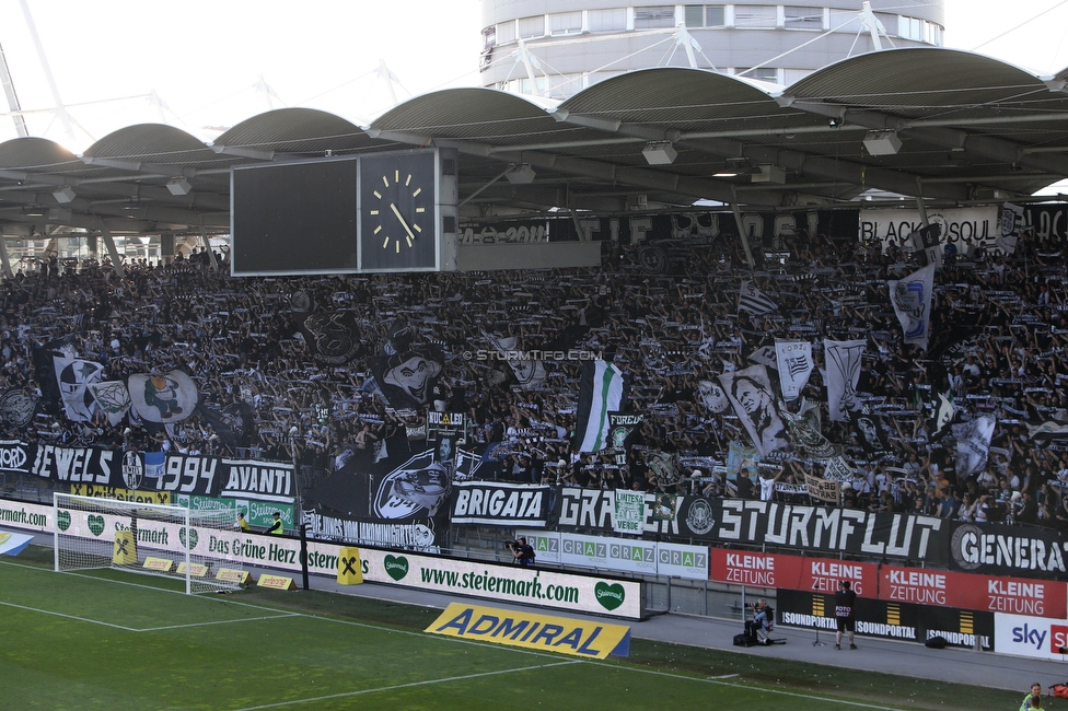 Sturm Graz - LASK
Oesterreichische Fussball Bundesliga, 32. Runde, SK Sturm Graz - LASK, Stadion Liebenau Graz, 03.06.2023. 

Foto zeigt Fans von Sturm
Schlüsselwörter: schals