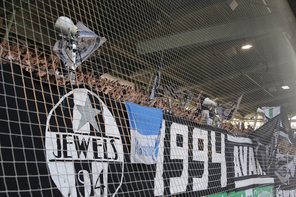 Sturm Graz - LASK
Oesterreichische Fussball Bundesliga, 32. Runde, SK Sturm Graz - LASK, Stadion Liebenau Graz, 03.06.2023. 

Foto zeigt Fans von Sturm
