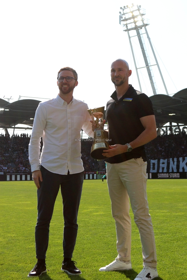 Sturm Graz - LASK
Oesterreichische Fussball Bundesliga, 32. Runde, SK Sturm Graz - LASK, Stadion Liebenau Graz, 03.06.2023. 

Foto zeigt Christian Ilzer (Cheftrainer Sturm)
