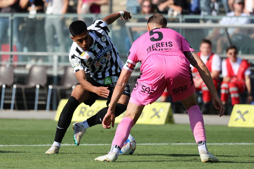 Sturm Graz - LASK
Oesterreichische Fussball Bundesliga, 32. Runde, SK Sturm Graz - LASK, Stadion Liebenau Graz, 03.06.2023. 

Foto zeigt Manprit Sarkaria (Sturm)
