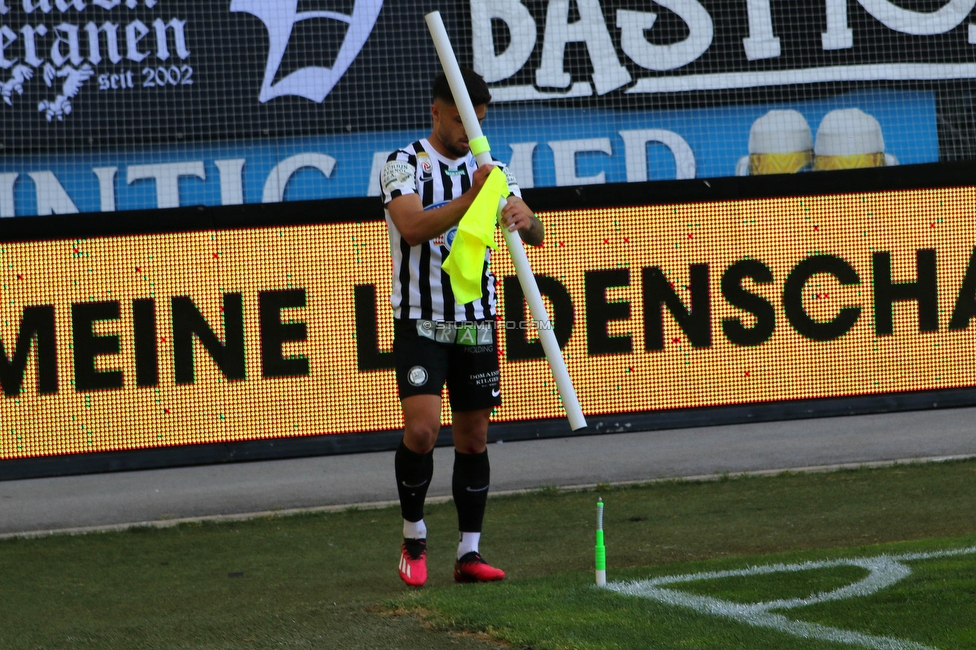 Sturm Graz - LASK
Oesterreichische Fussball Bundesliga, 32. Runde, SK Sturm Graz - LASK, Stadion Liebenau Graz, 03.06.2023. 

Foto zeigt Jusuf Gazibegovic (Sturm)
