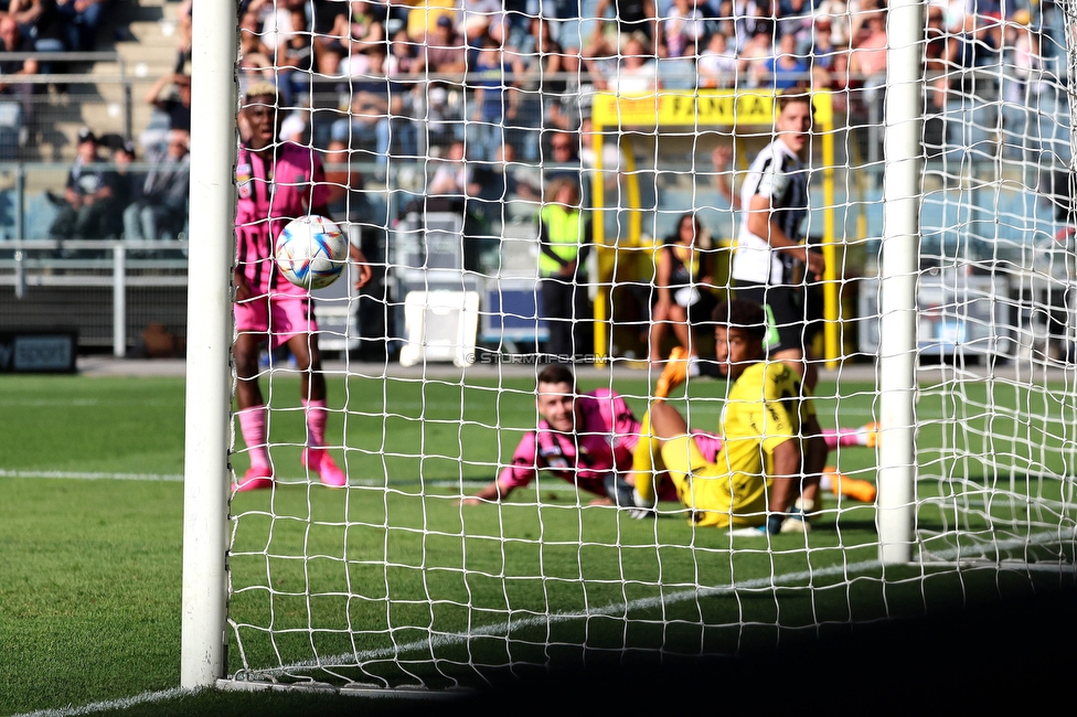 Sturm Graz - LASK
Oesterreichische Fussball Bundesliga, 32. Runde, SK Sturm Graz - LASK, Stadion Liebenau Graz, 03.06.2023. 

Foto zeigt Alexander Prass (Sturm)
Schlüsselwörter: torjubel