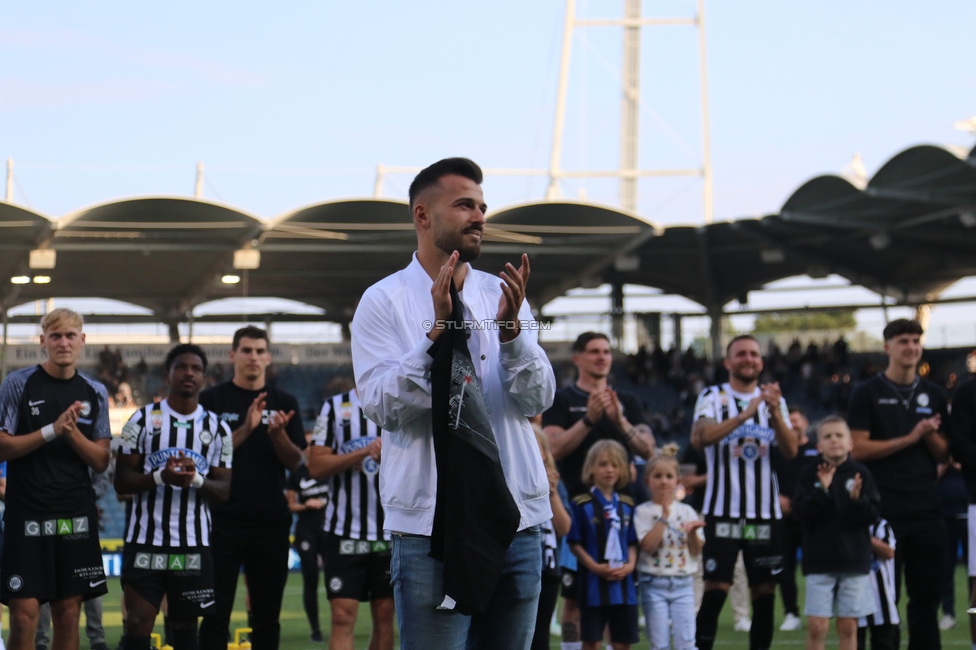 Sturm Graz - LASK
Oesterreichische Fussball Bundesliga, 32. Runde, SK Sturm Graz - LASK, Stadion Liebenau Graz, 03.06.2023. 

Foto zeigt Albian Ajeti (Sturm)
