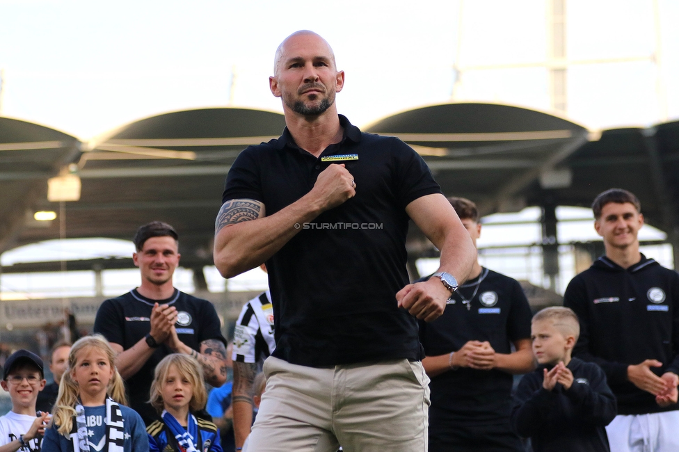 Sturm Graz - LASK
Oesterreichische Fussball Bundesliga, 32. Runde, SK Sturm Graz - LASK, Stadion Liebenau Graz, 03.06.2023. 

Foto zeigt Christian Ilzer (Cheftrainer Sturm)
